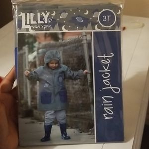 LILLY OF NEW YORK TODDLER RAIN JACKET SZ 3T NEW